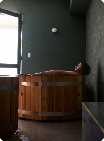 hot mineral bath